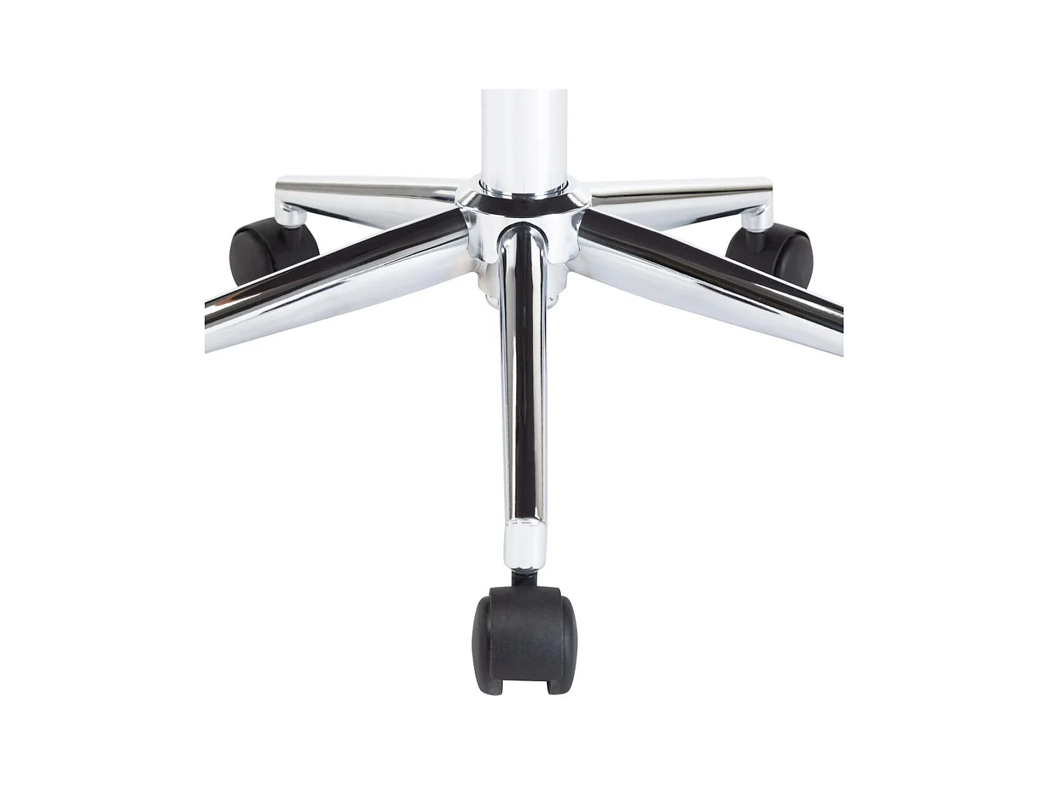 Draaibare bureaustoel grijs gebogen hout en stof