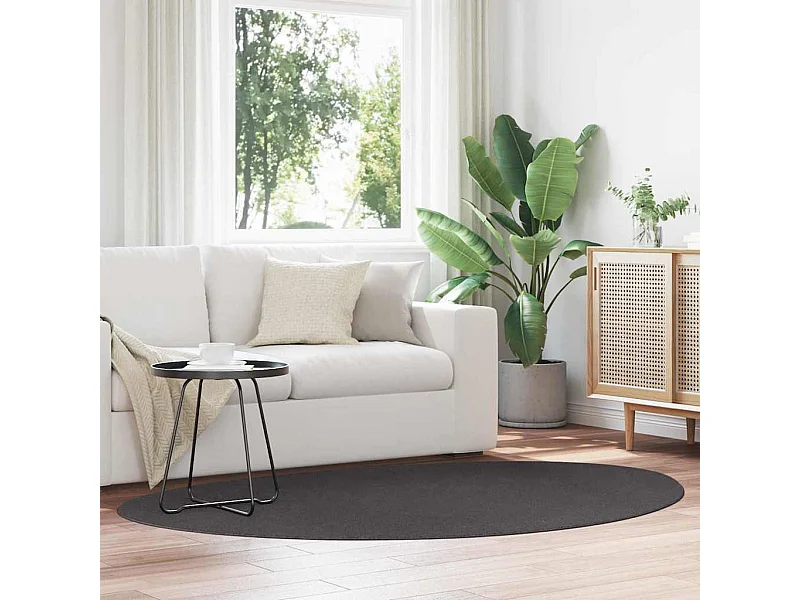 Tapis Anthracite 140 x 200 cm Polyester