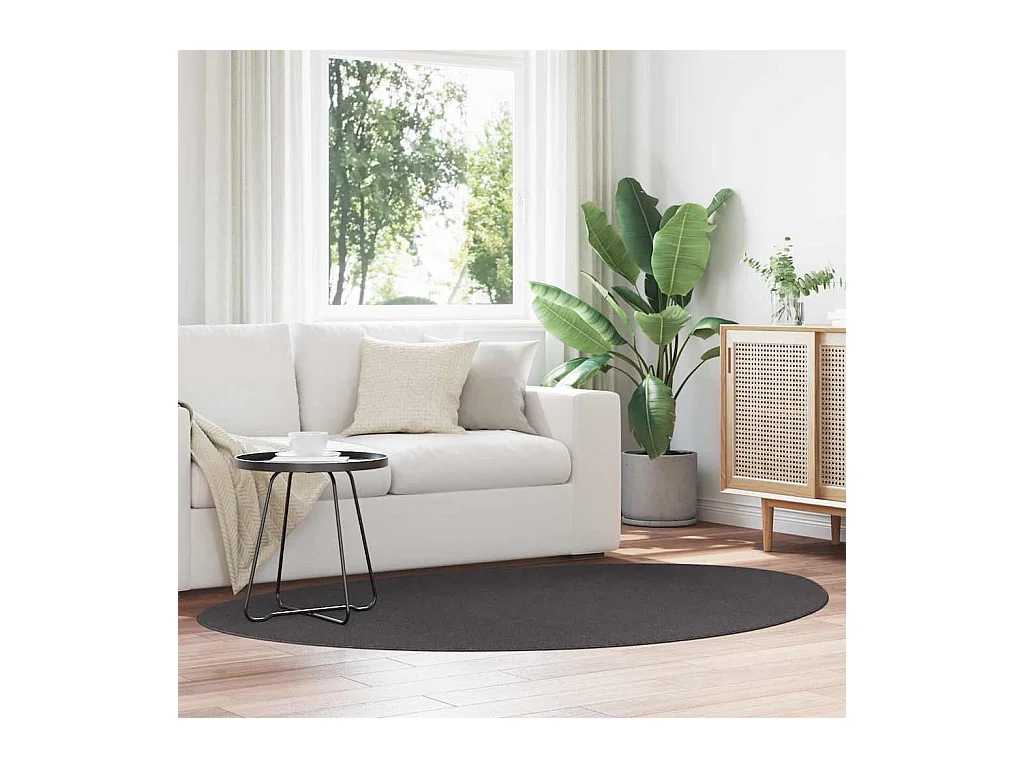 Tapis Anthracite 140 x 200 cm Polyester