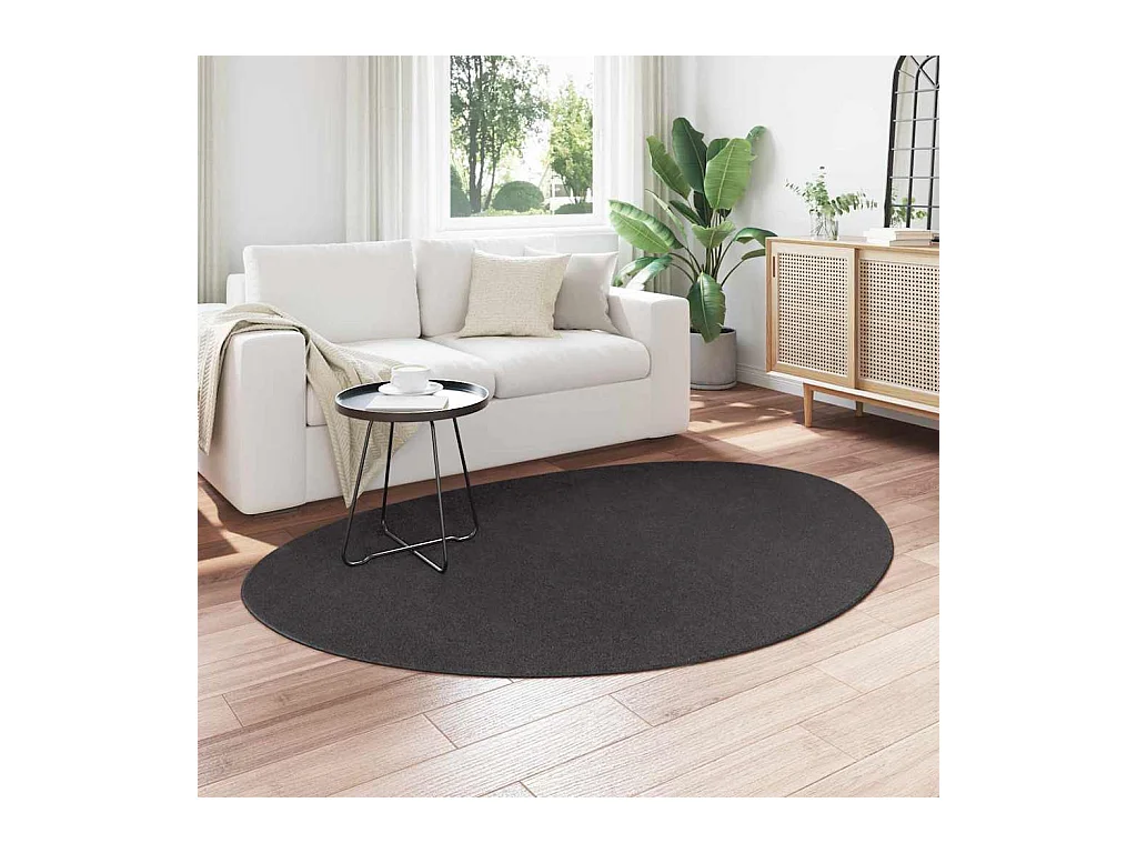 Tapis Anthracite 140 x 200 cm Polyester