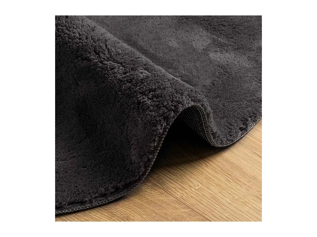 Tapis Anthracite 140 x 200 cm Polyester