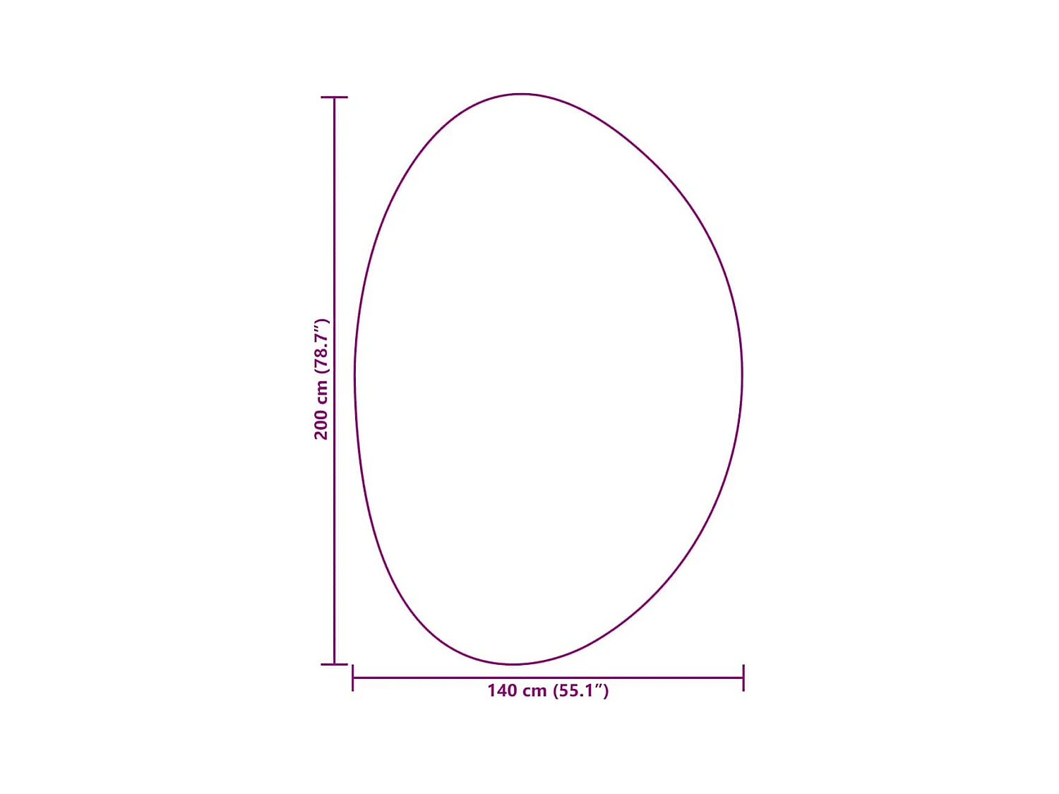 Tapis Anthracite 140 x 200 cm Polyester