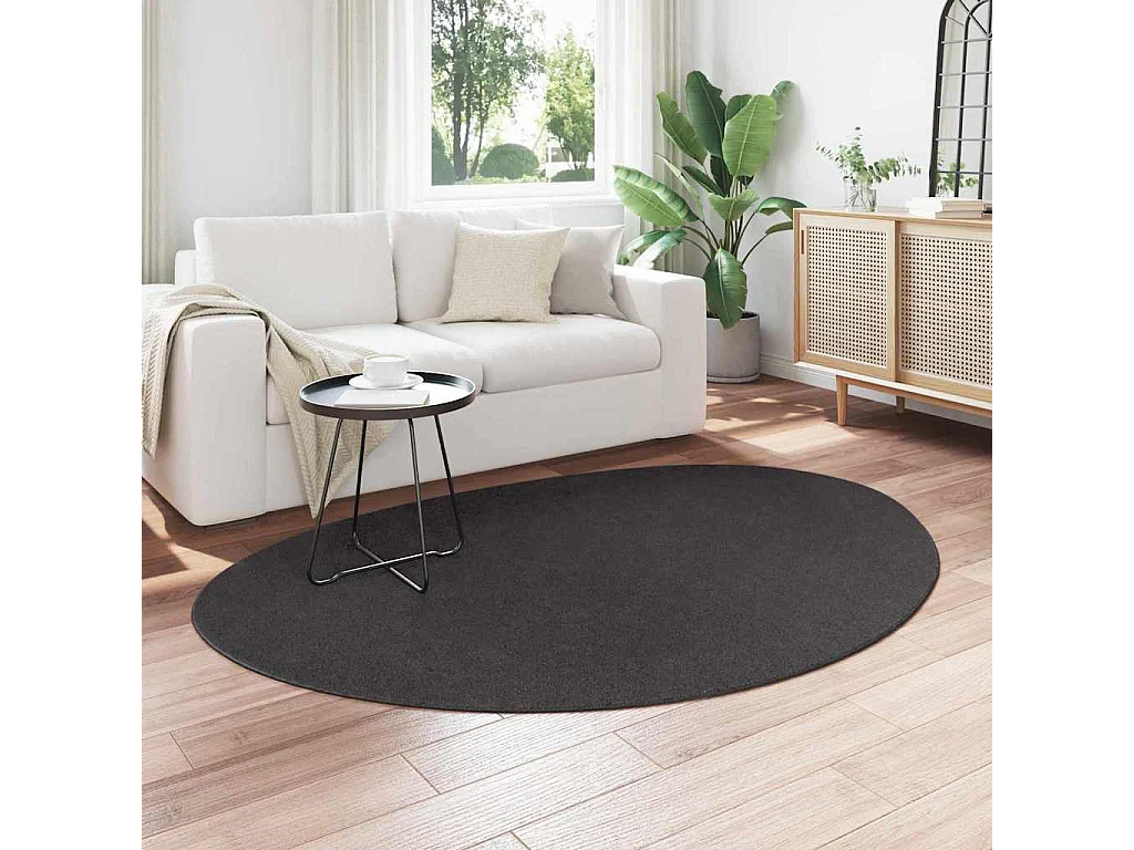 Tapis Antracite 140 x 200 cm Poliestere