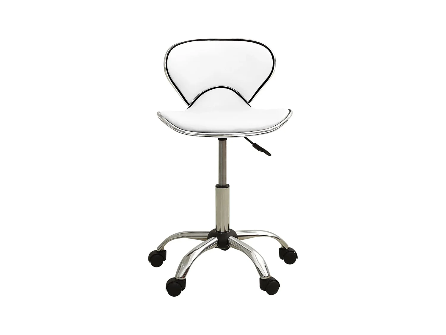 Sedia da ufficio in similpelle bianca