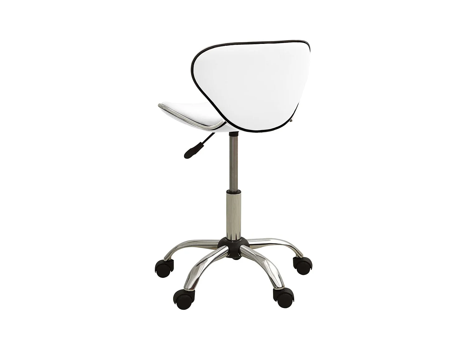 Sedia da ufficio in similpelle bianca