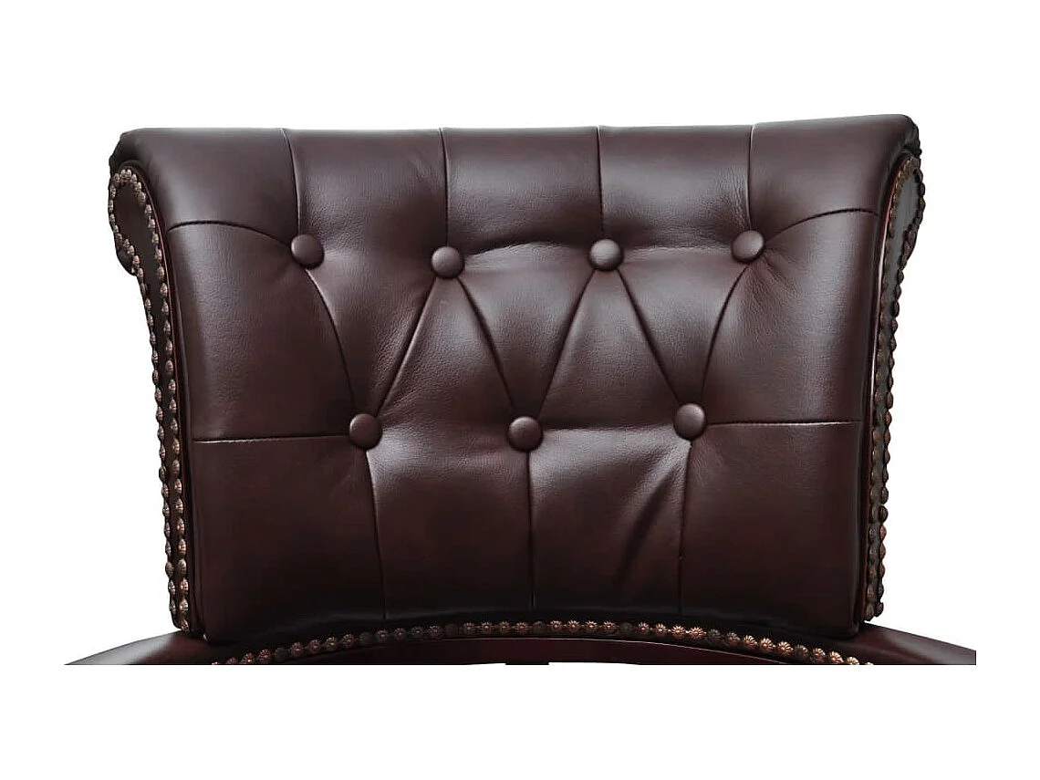 Chaise de bureau pivotante Marron