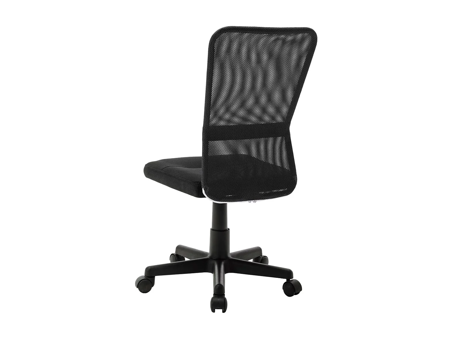 Sedia da ufficio Nera 44x52x100 cm Tessuto a rete