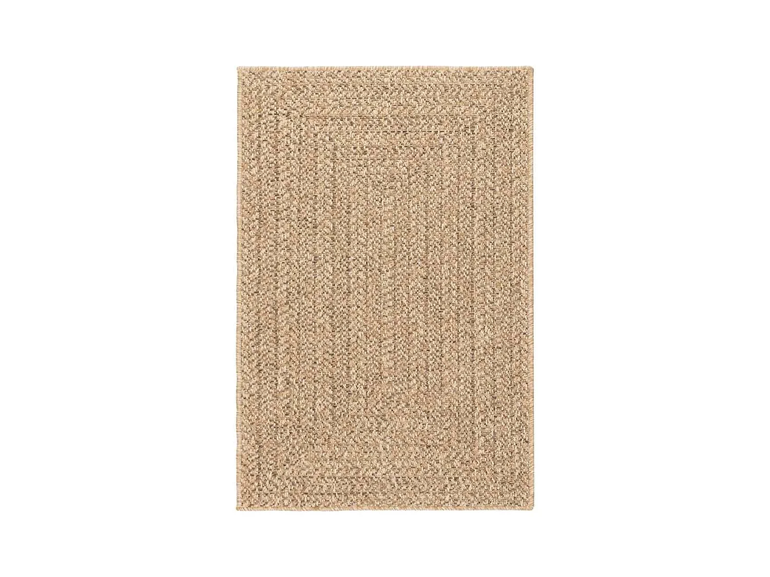 Tapis ZIZUR beige 140x200 cm aspect de jute intérieur extérieur