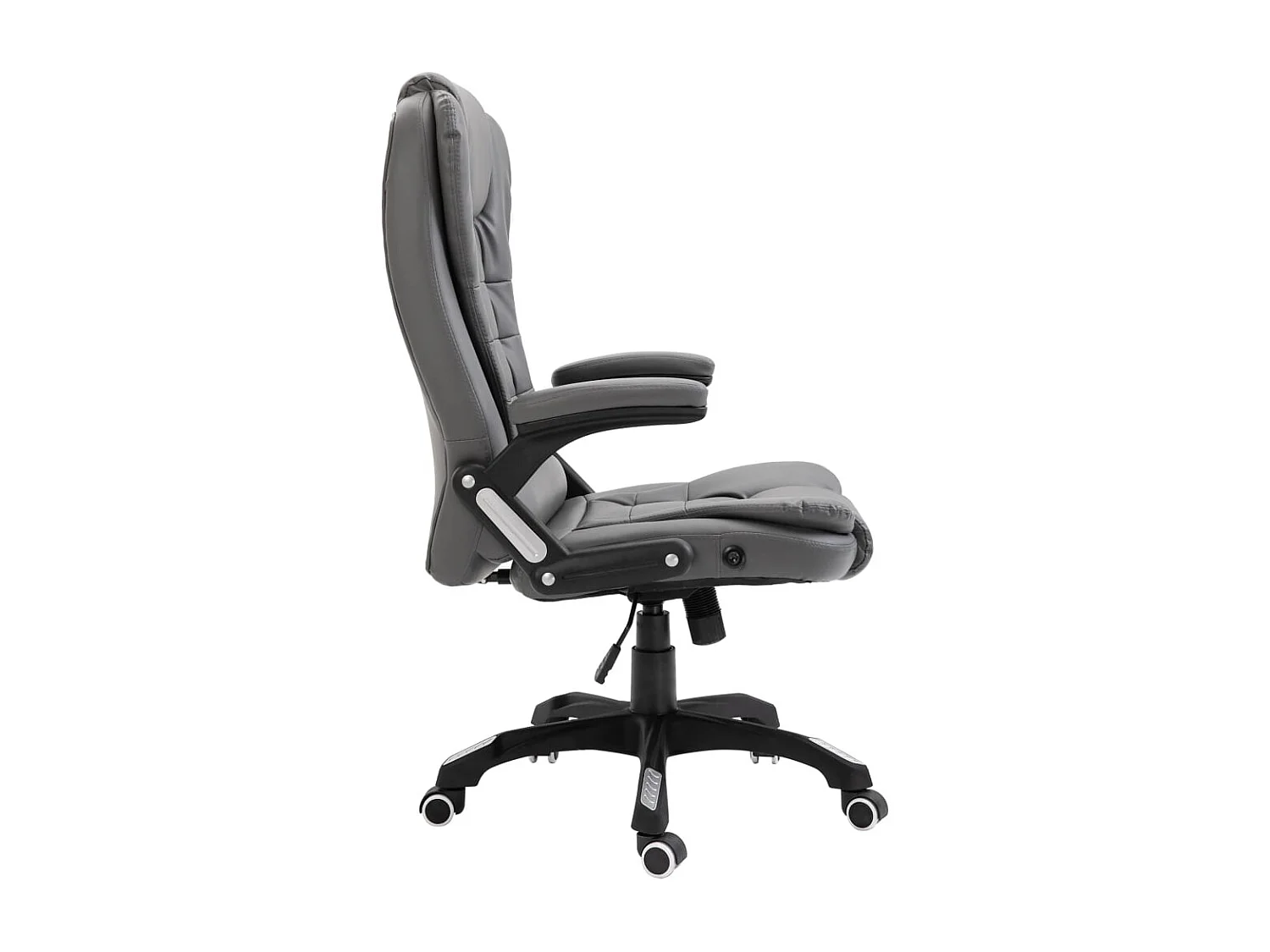 Sedia da ufficio in similpelle antracite