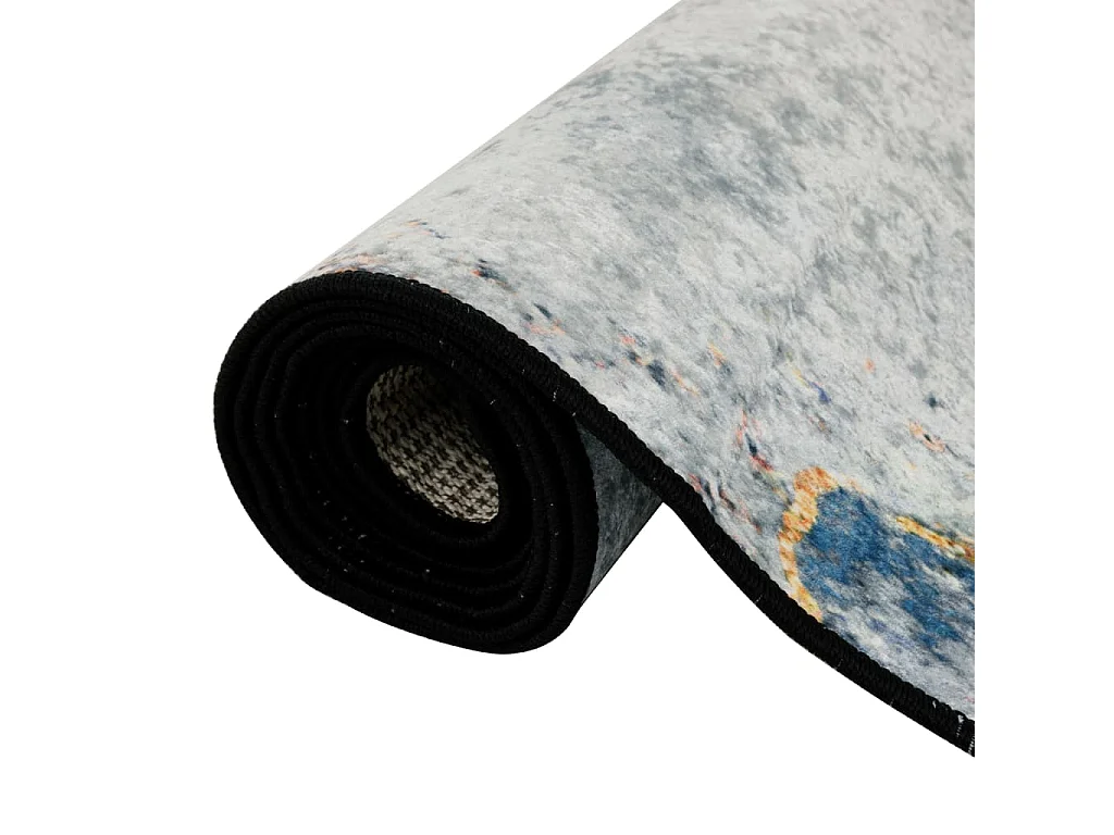 Tappeto lavabile multicolore 80x150 cm antiscivolo