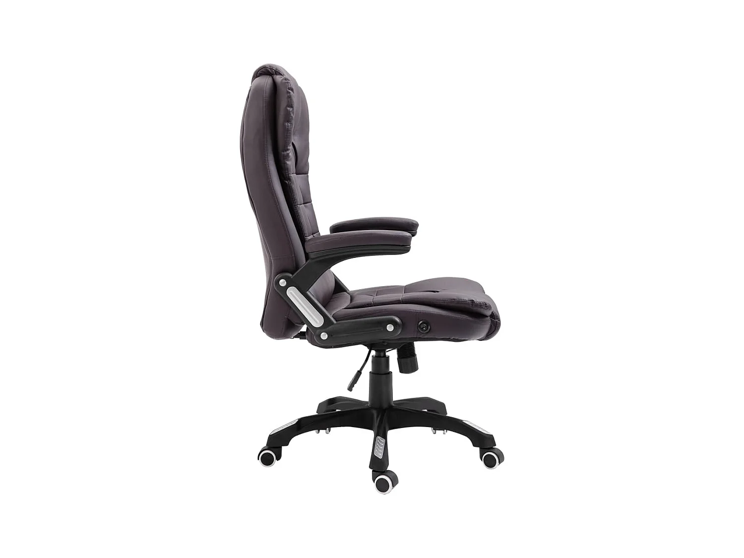 Bruine kunstleren bureaustoel