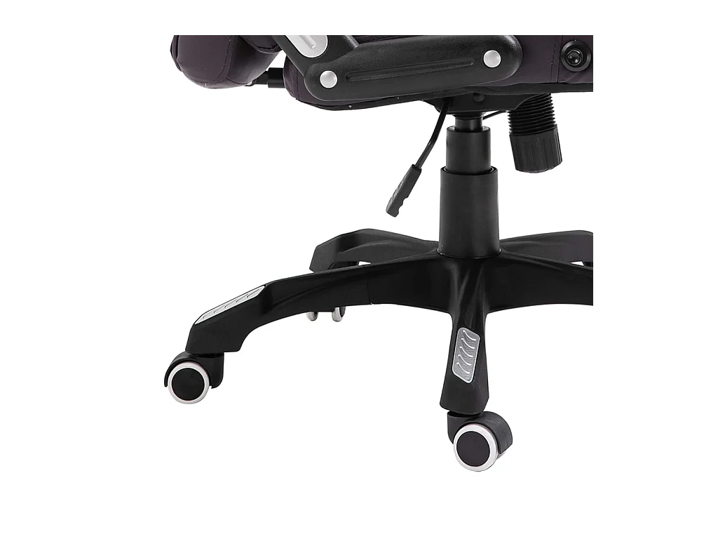 Bruine kunstleren bureaustoel