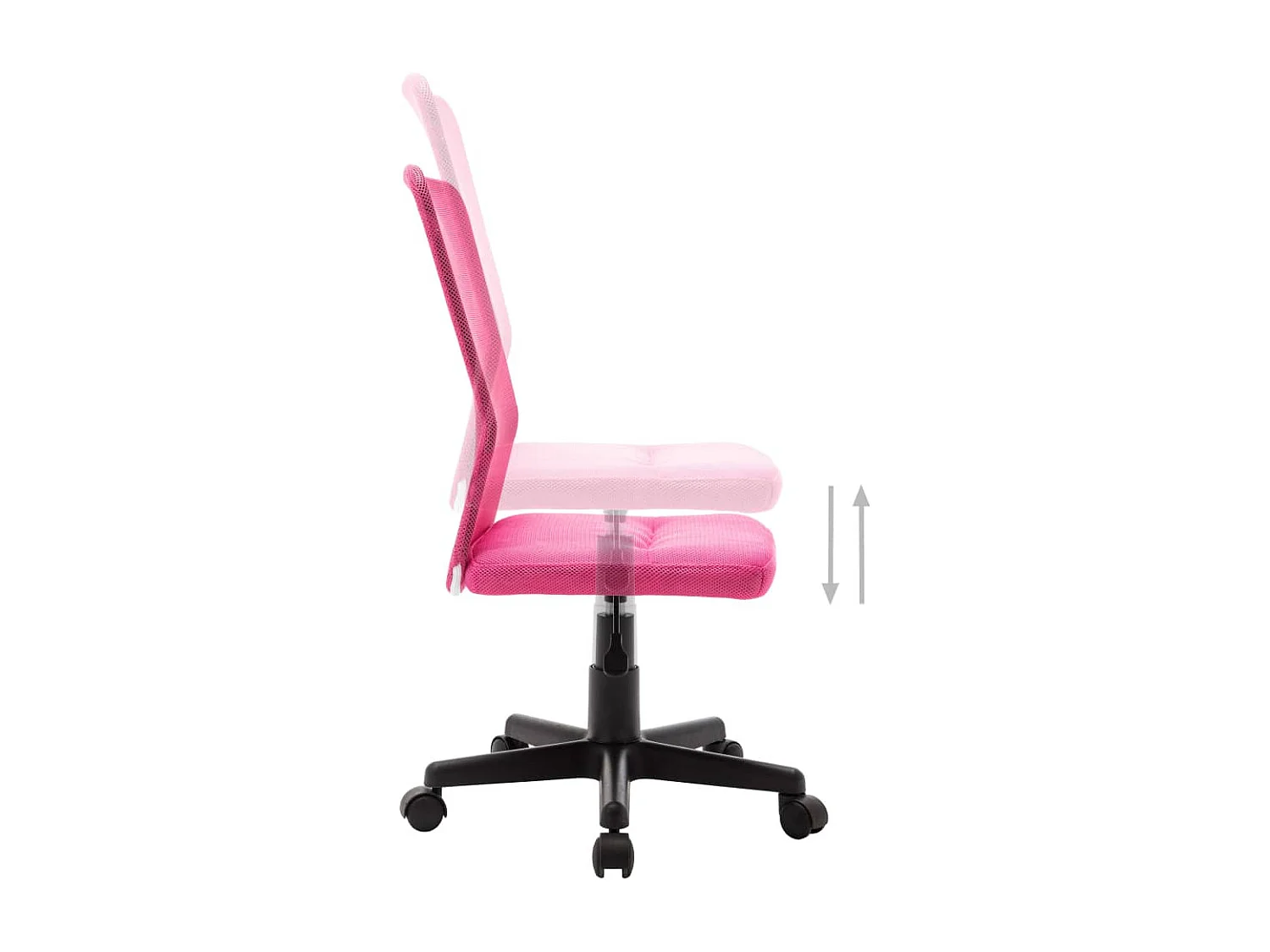 Silla de oficina Rosa 44x52x100 cm Tejido de malla