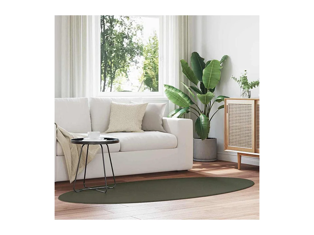 Tapis Vert forêt 100 x 200 cm Polyester
