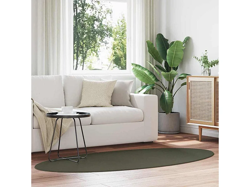 Tapis Vert forêt 100 x 200 cm Polyester