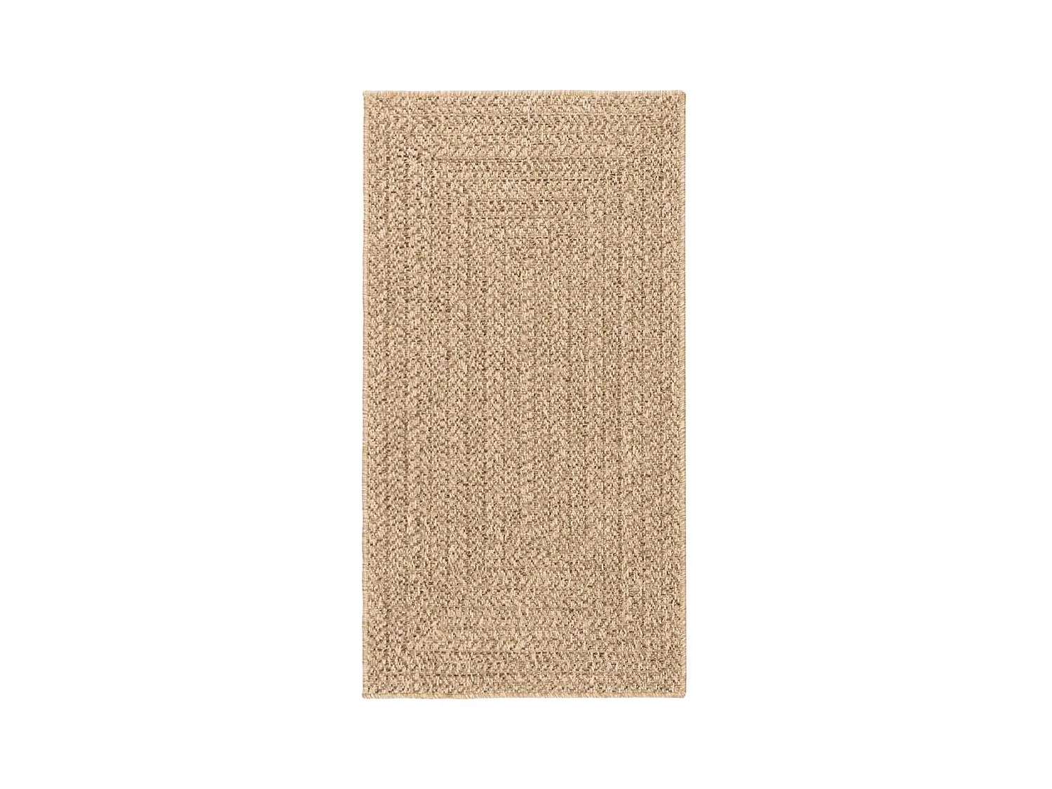 ZIZUR vloerkleed 80x150 cm jute look binnen en buiten
