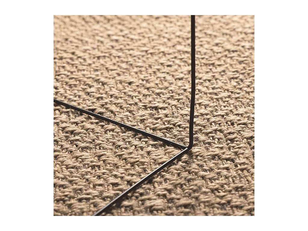 ZIZUR vloerkleed 80x150 cm jute look binnen en buiten