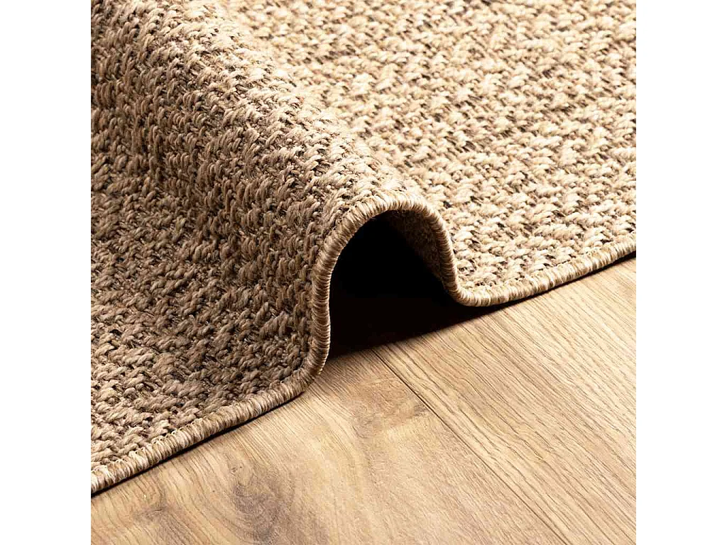 ZIZUR vloerkleed 80x150 cm jute look binnen en buiten