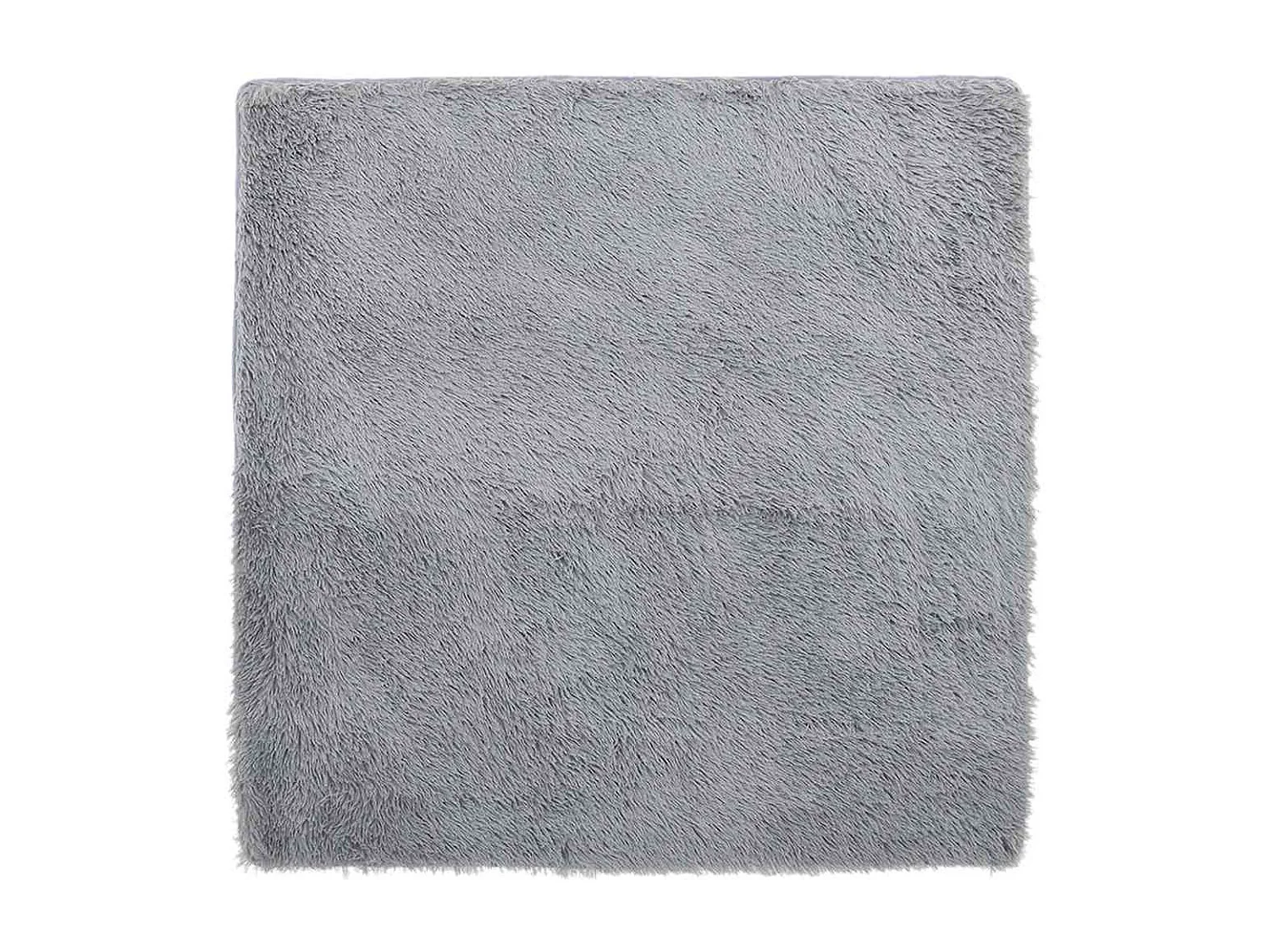Tapis Shaggy à poils longs NAVARRA gris clair 240x240 cm