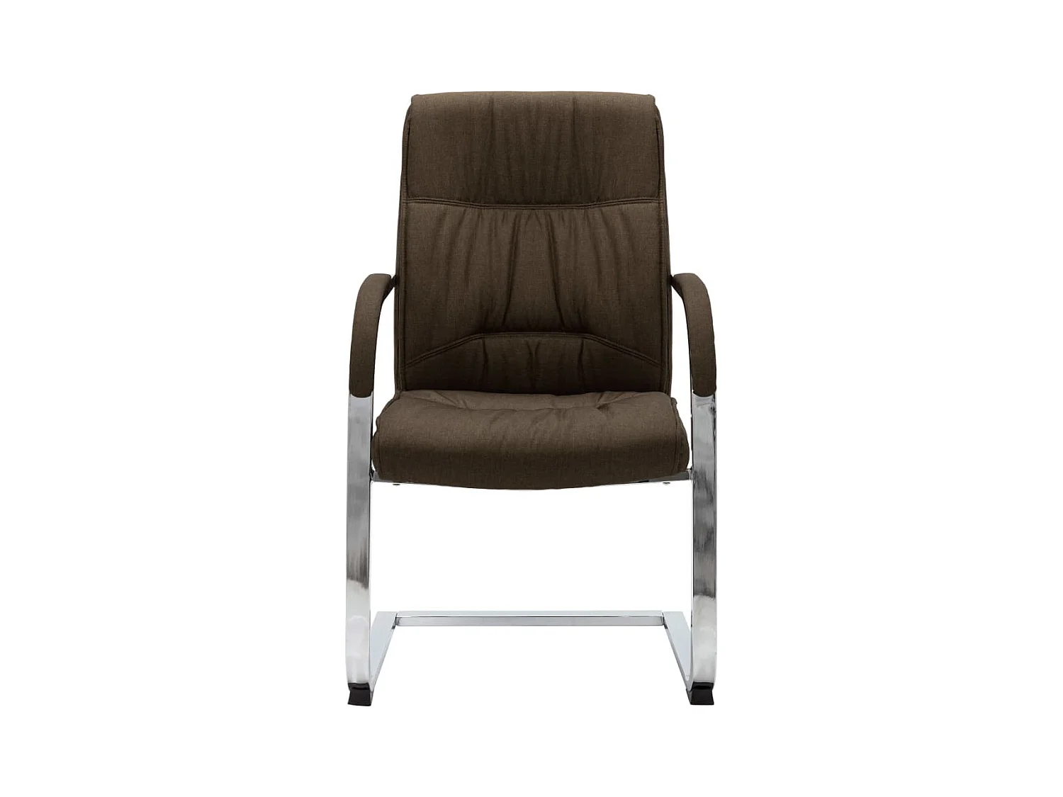 Cantilever bureaustoel Bruine stof