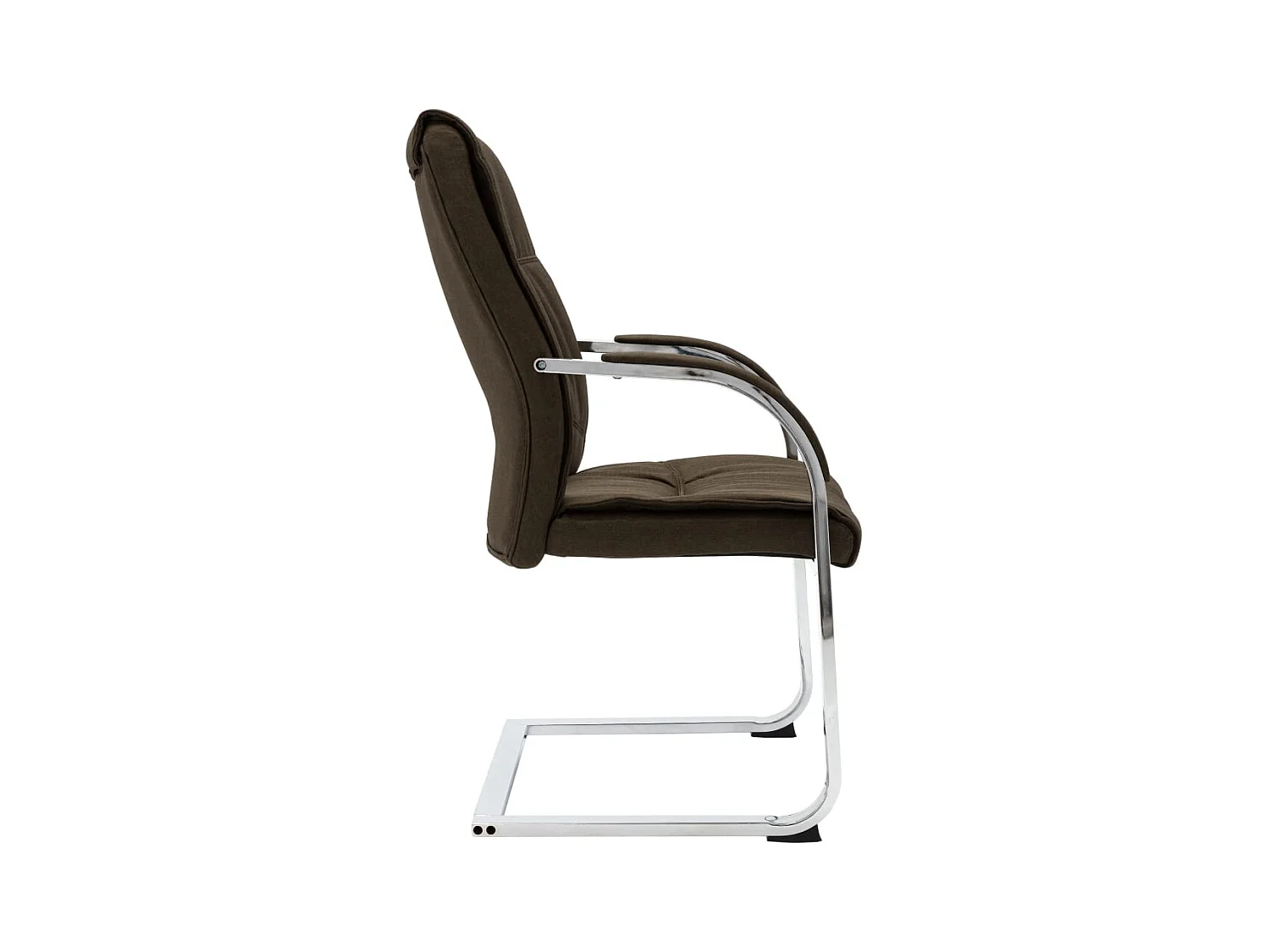 Cantilever bureaustoel Bruine stof