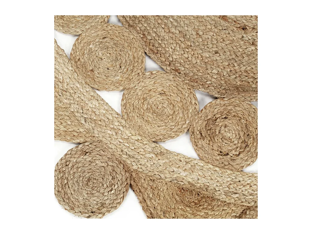 Tapis fait à la main Jute tressée 90 cm