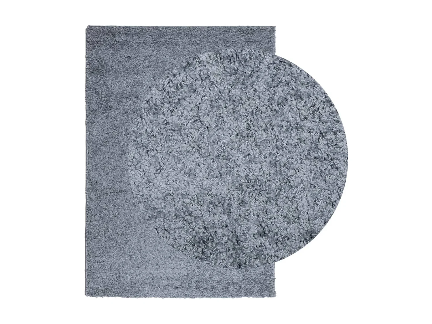 Tappeto shaggy PAMPLONA, pelo lungo, blu moderno, 160x230 cm