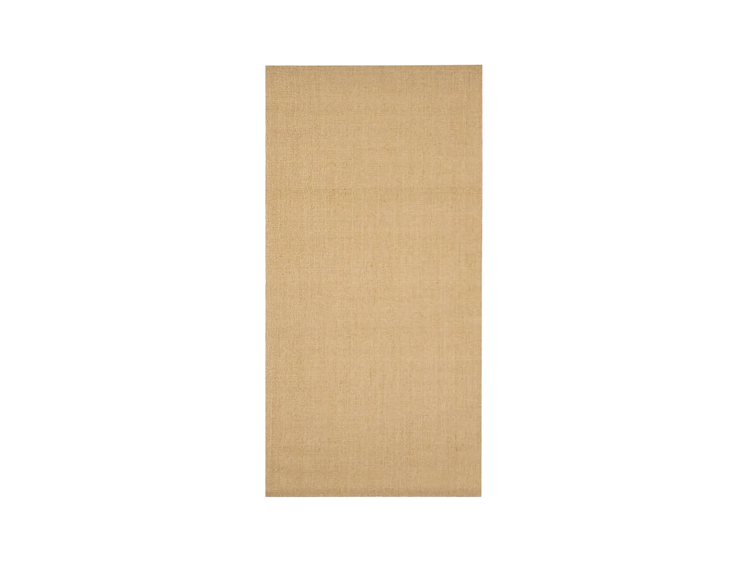 Alfombra de sisal natural 100x200 cm