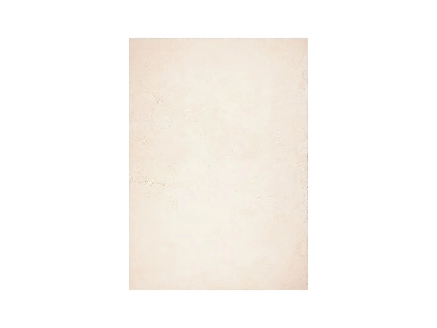 Tapis HUARTE à poils courts doux et lavable beige 140x200 cm