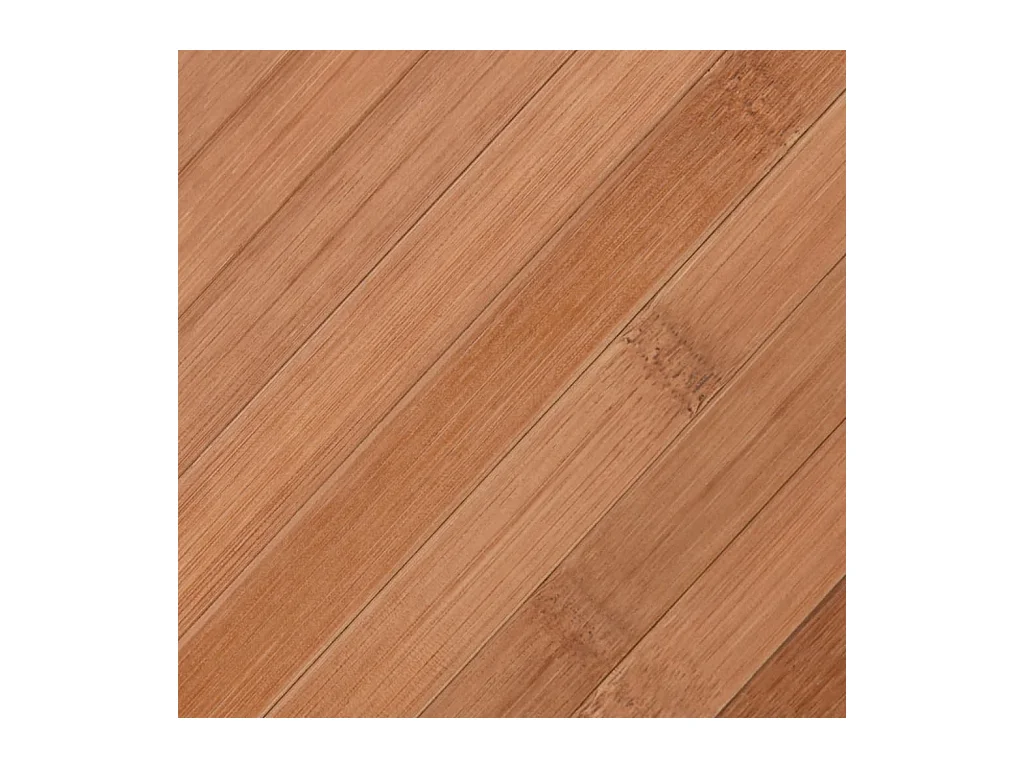 Tapis rectangulaire naturel 70x300 cm bambou