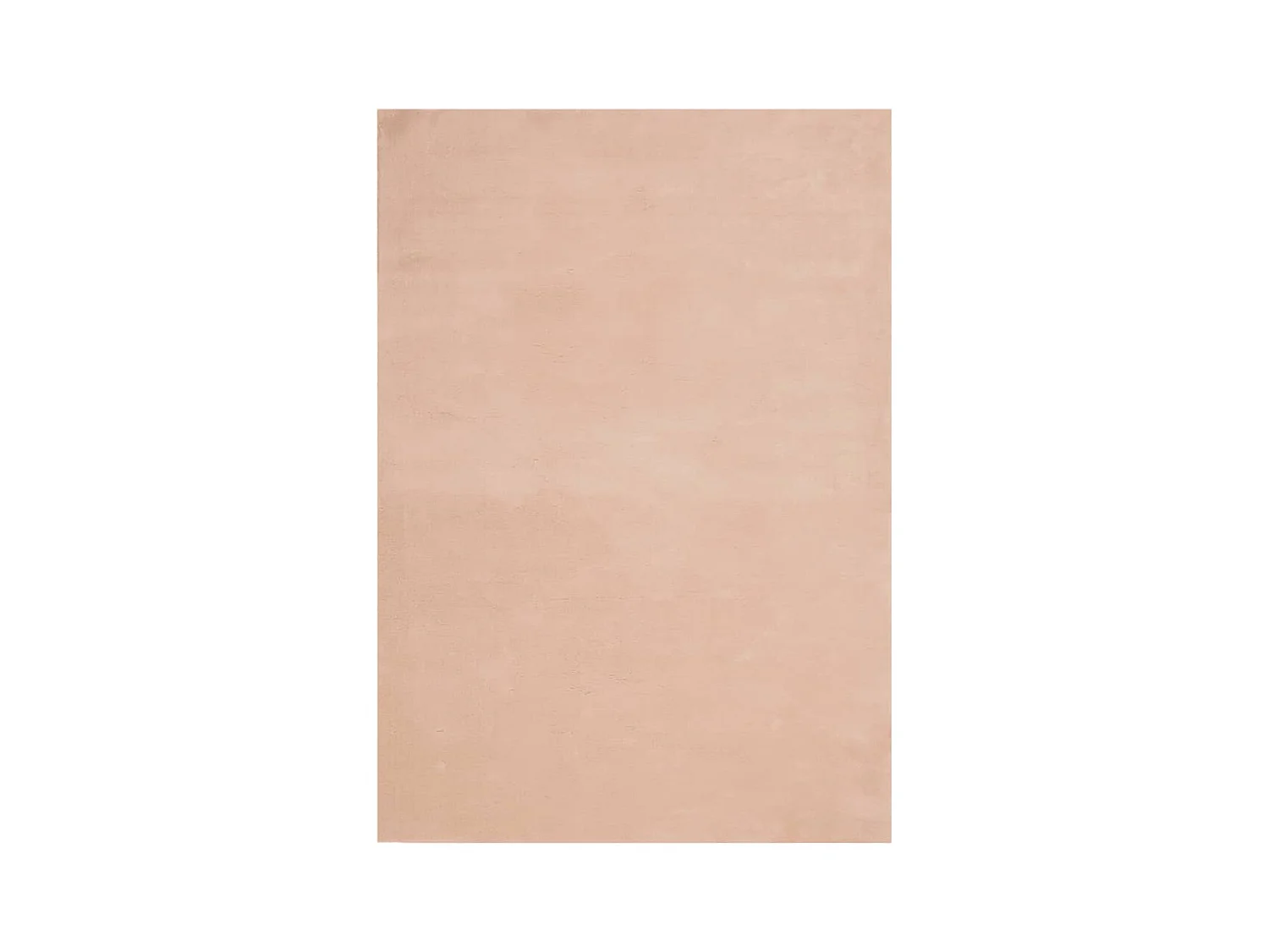 Alfombra HUARTE de pelo corto suave lavable rojo claro 160x230 cm