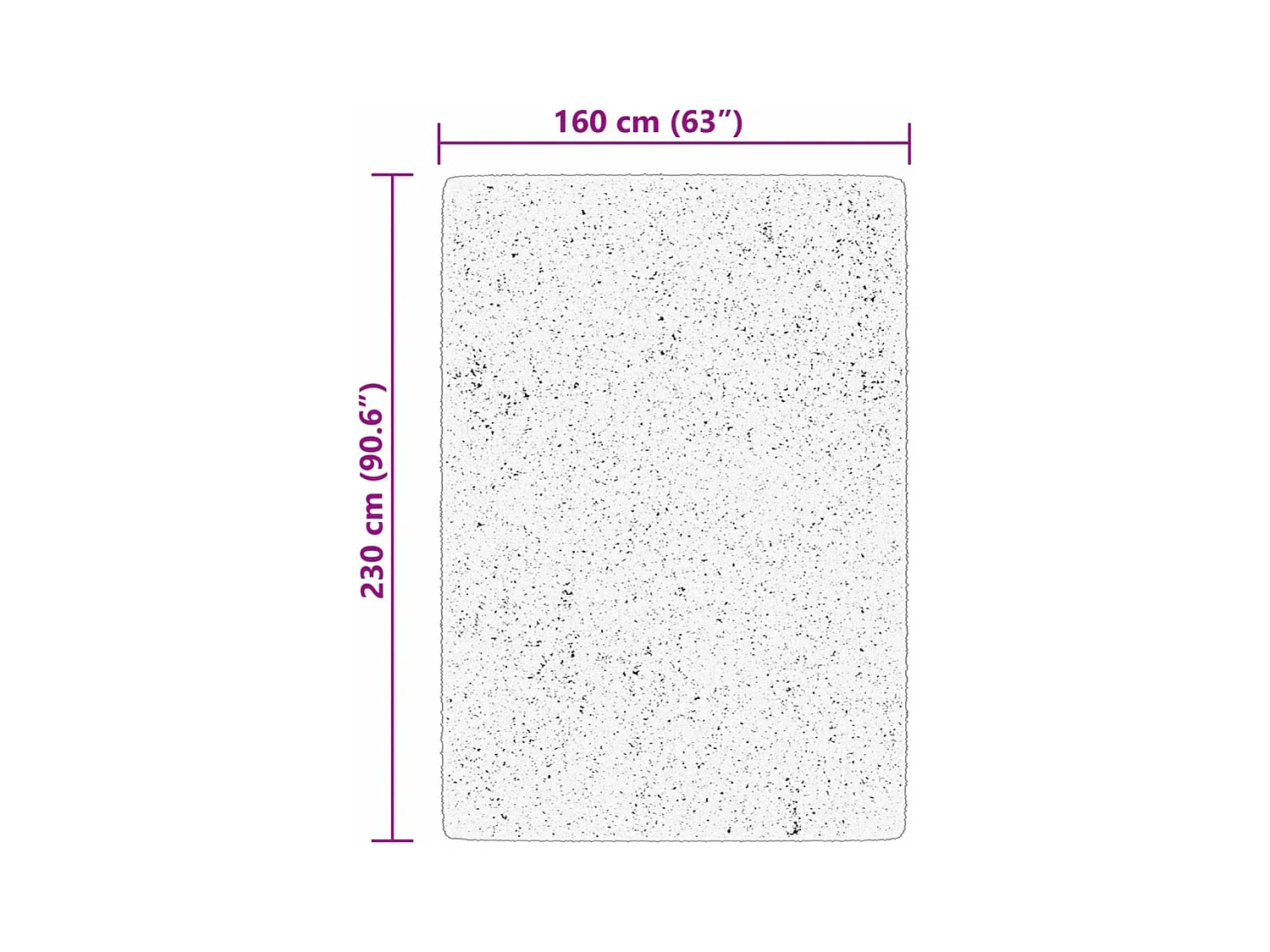 Alfombra HUARTE de pelo corto suave lavable rojo claro 160x230 cm