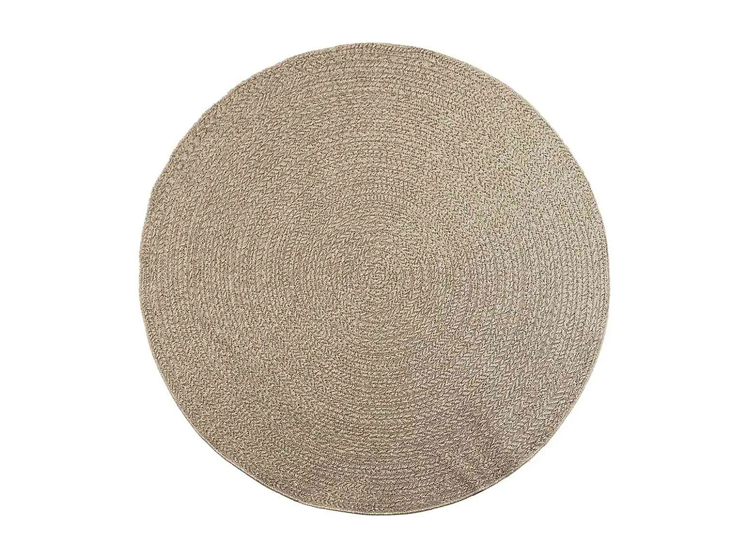 Tapis ZIZUR beige Ø 200cm aspect de jute intérieur et extérieur