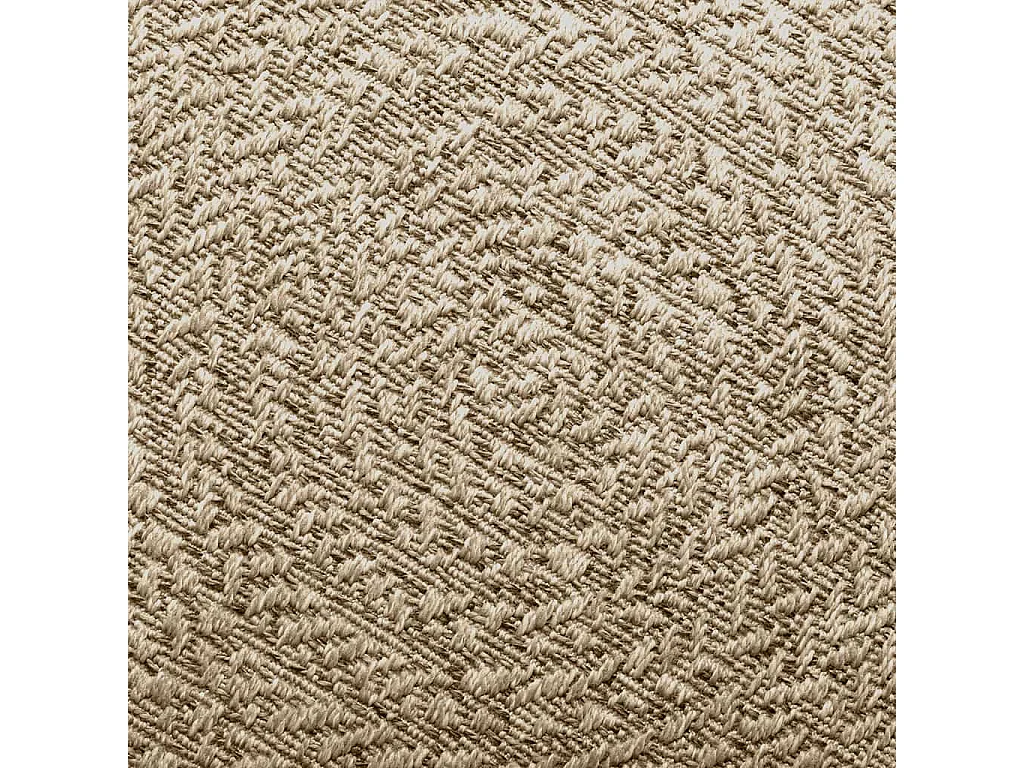 Tapis ZIZUR beige Ø 200cm aspect de jute intérieur et extérieur