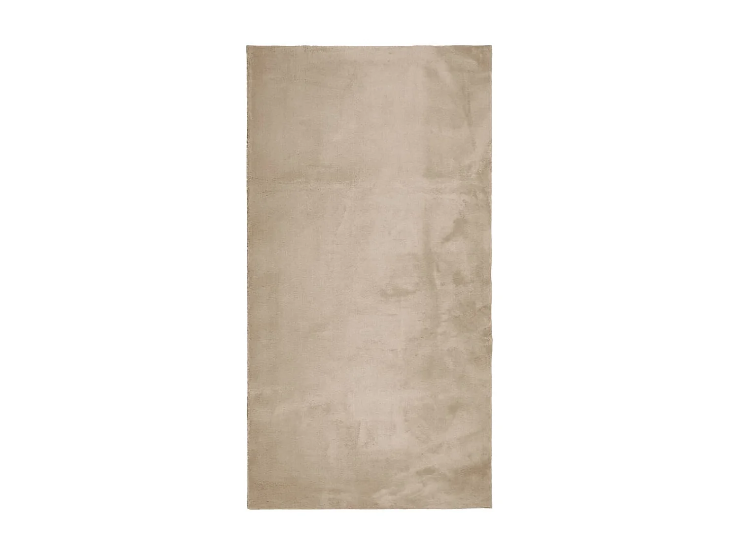 Tappeto HUARTE morbido e lavabile a pelo corto, sabbia, 60x110 cm