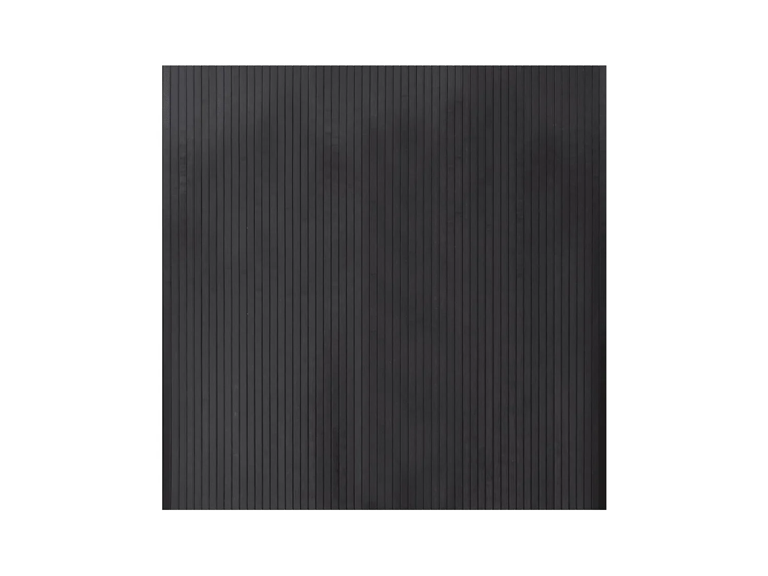 Alfombra rectangular gris 100x100 cm bambú