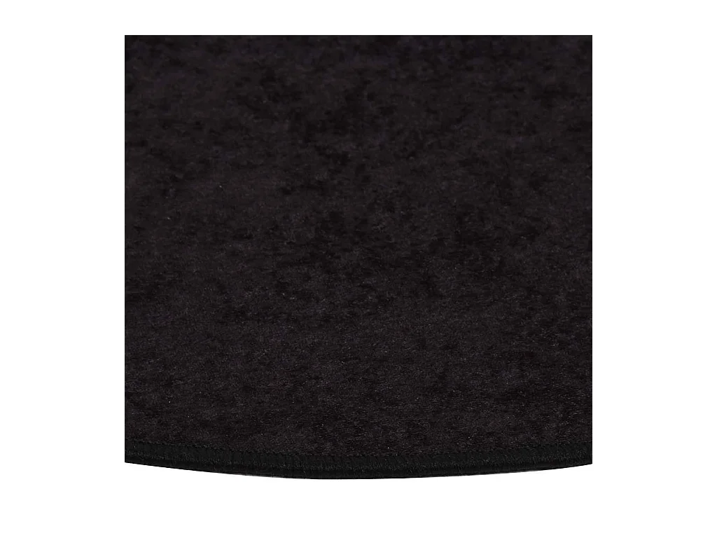 Tapis lavable antidérapant φ120 cm anthracite