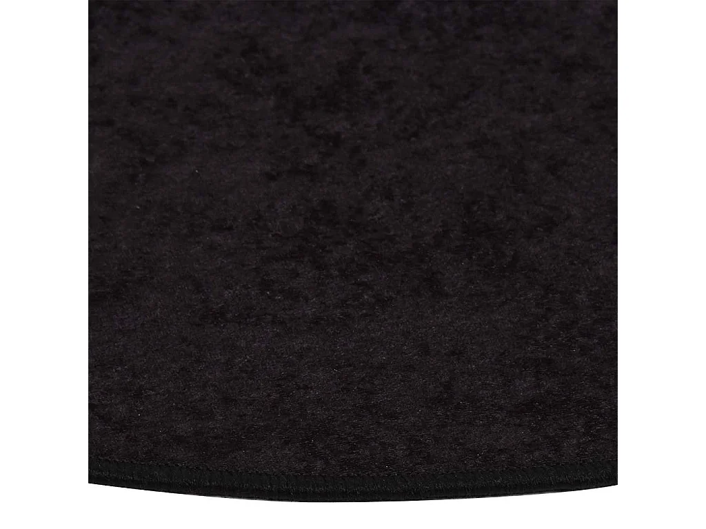 Tapis lavable antidérapant φ120 cm anthracite