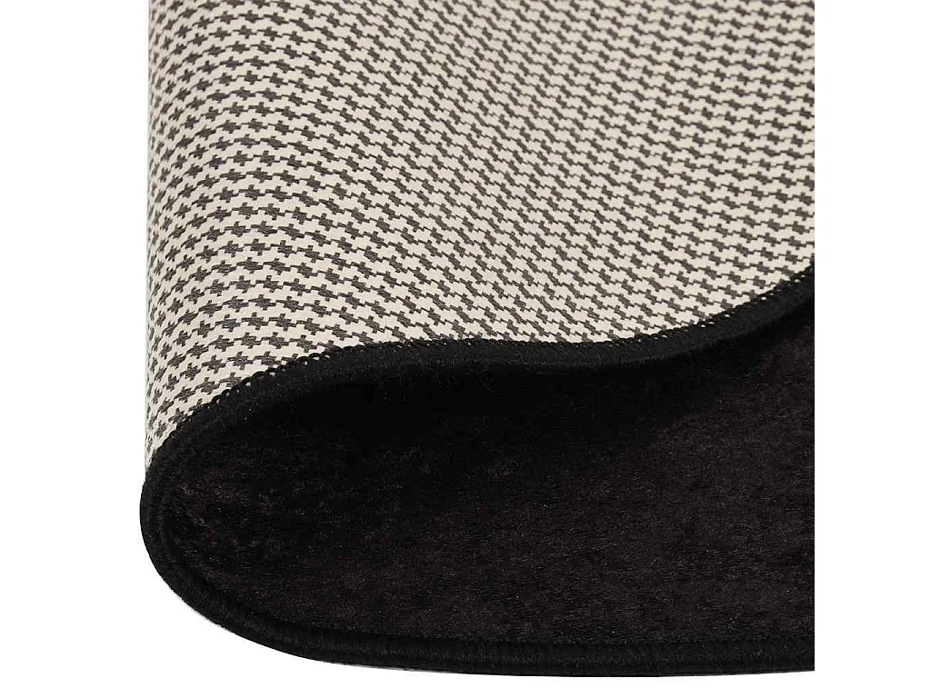 Tapis lavable antidérapant φ120 cm anthracite