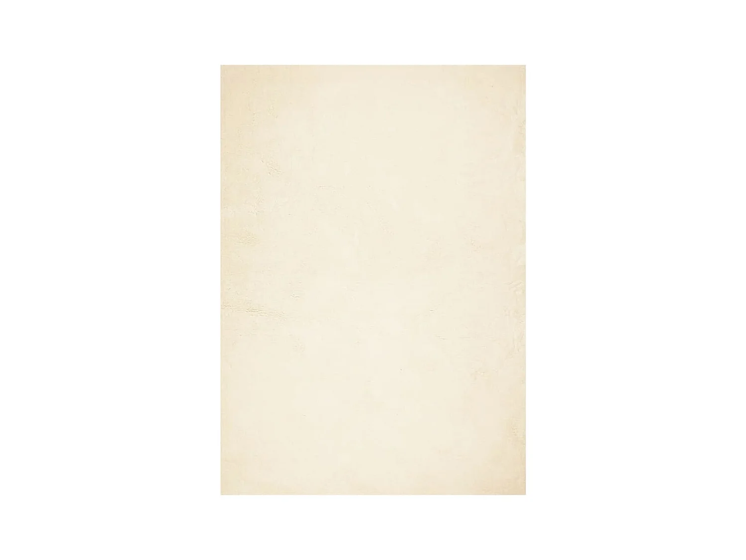 Tapis HUARTE à poils courts doux et lavable crème 240x340 cm