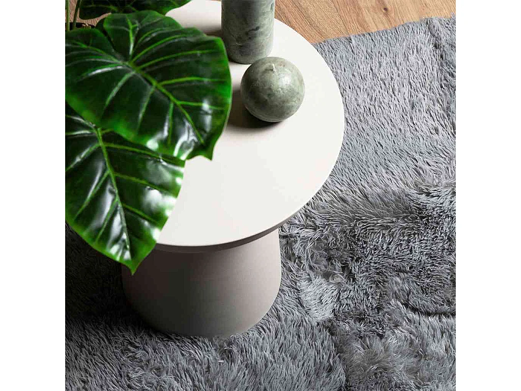 Alfombra de pelo largo NAVARRA gris claro 160x230 cm