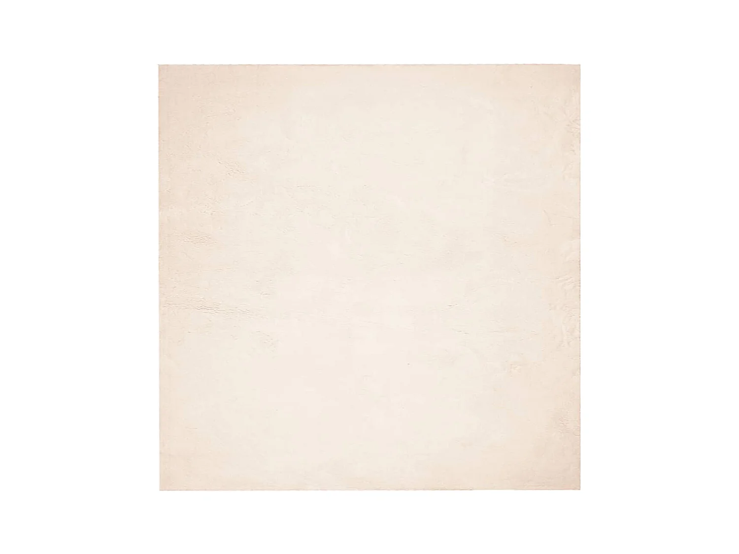 Tapis HUARTE à poils courts doux et lavable beige 200x200 cm