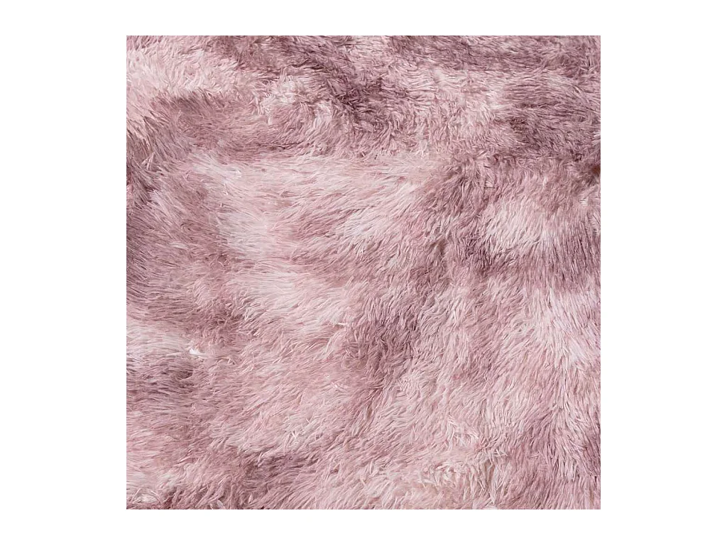 Alfombra NAVARRA Shaggy Rosa Empolvado 200x200 cm