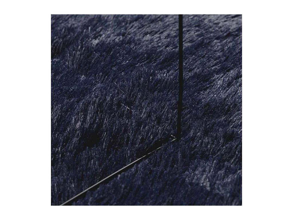 Alfombra de pelo largo NAVARRA azul marino 240x240 cm