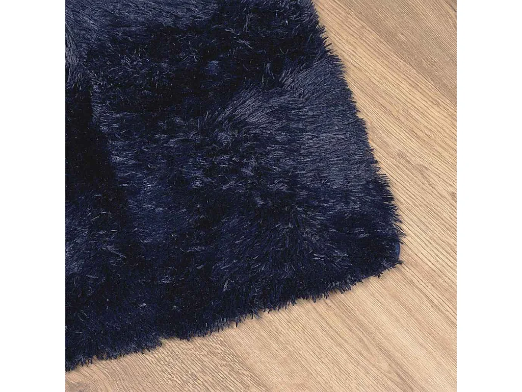 Alfombra de pelo largo NAVARRA azul marino 240x240 cm