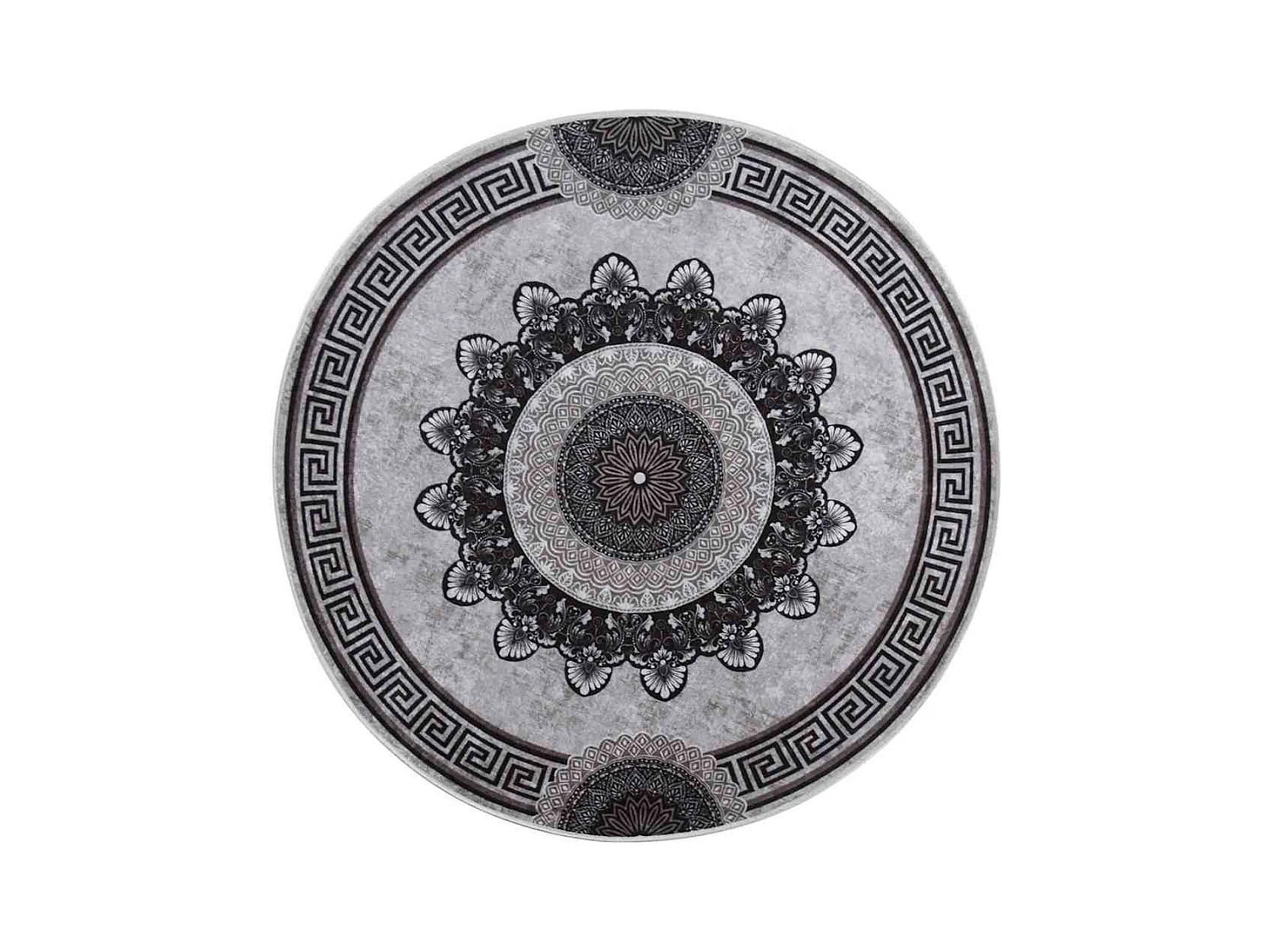 Tappeto antiscivolo lavabile φ120 cm multicolore