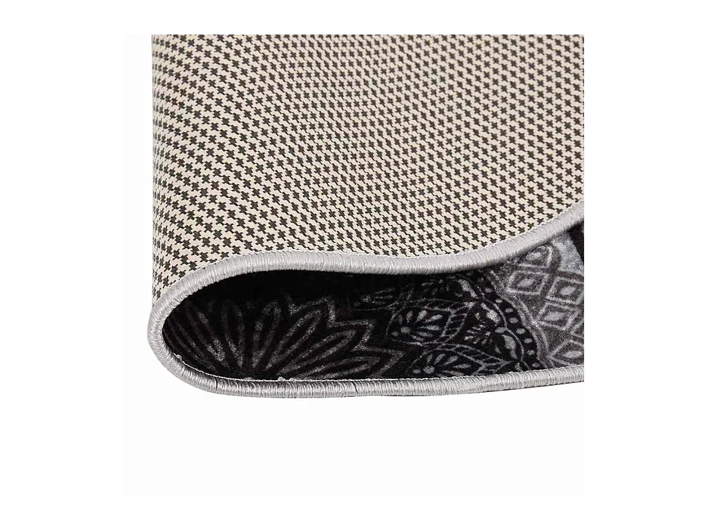 Tappeto antiscivolo lavabile φ120 cm multicolore