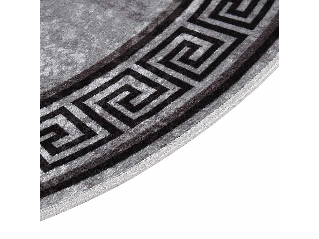 Alfombra antideslizante lavable φ120 cm multicolor