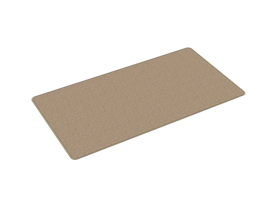 Tapis de couloir aspect sisal sable 80x150 cm
