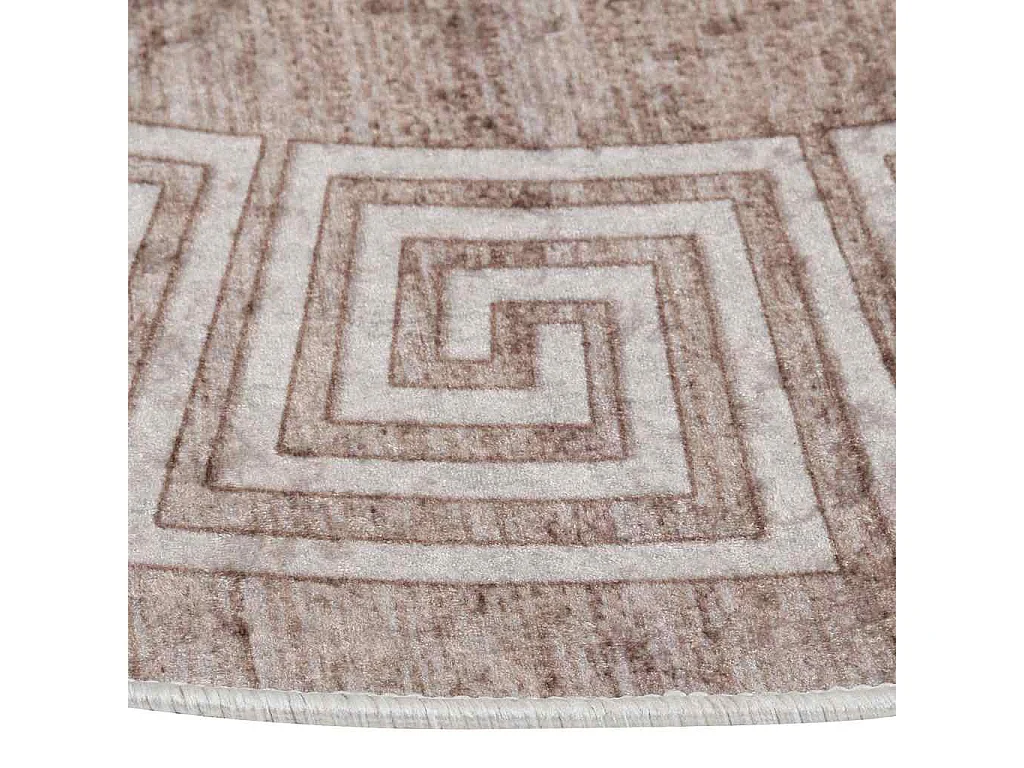 Tappeto antiscivolo lavabile 120 cm beige